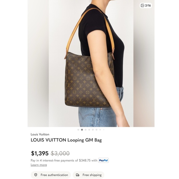✅AUTHENTIC LV GM LOOPING BAG - Picture 4 of 13